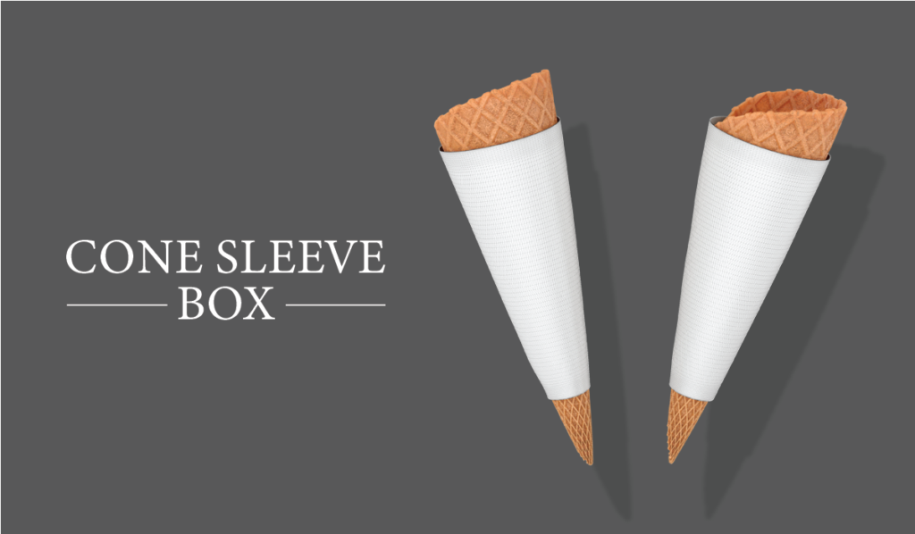 Cone sleeve packaging 
