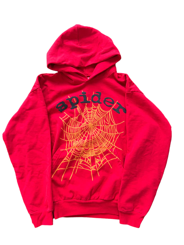 Red Sp5der Hoodie A Stylish Blend of Comfort and Urban Edge