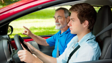 Automatic car driving lessons