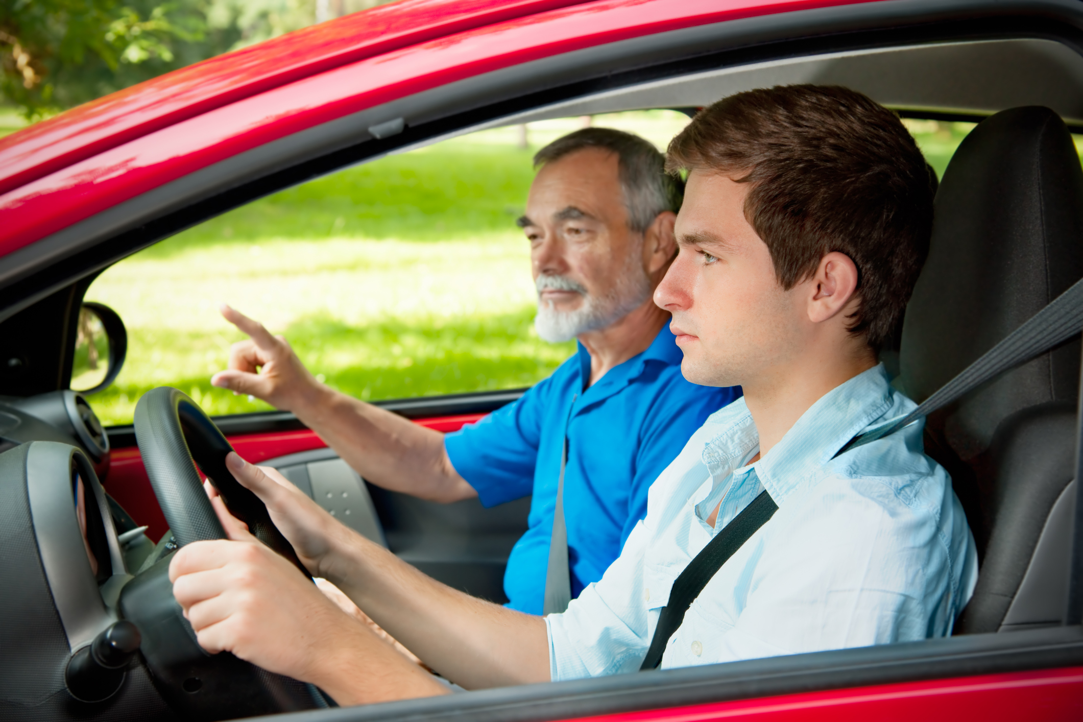 Automatic car driving lessons